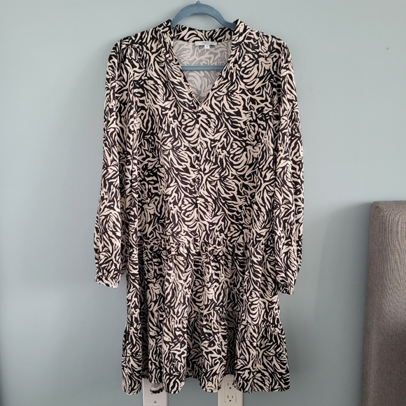 Vanessa Zani Zebra Print Dress in Size Small - Picture 1 of 6